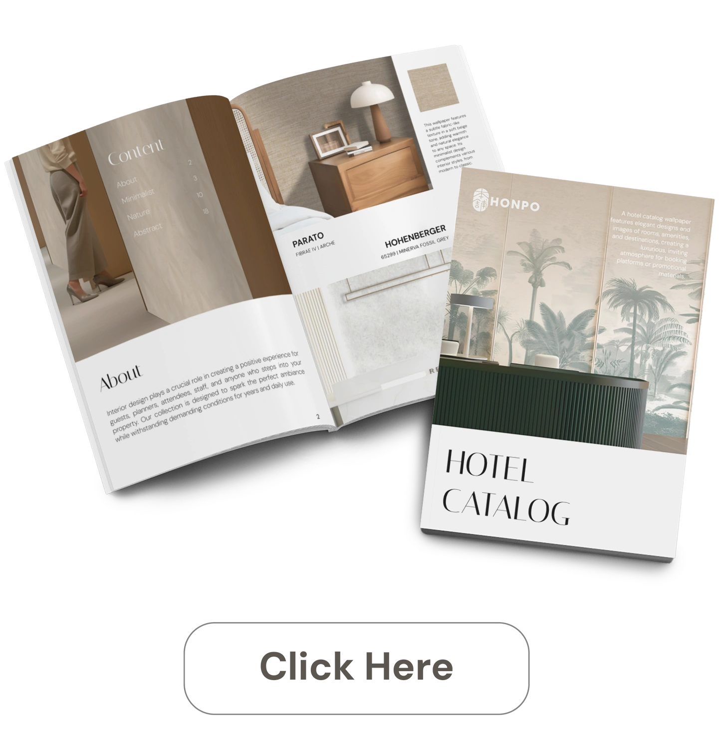 hotel wallpaper design catalog button